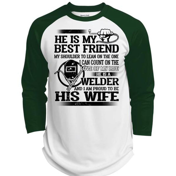 I Am Proud To Be His Wife T Shirt, I Love My Wife T Shirt, Awesome T-Shirts  (Polyester Game Baseball Jersey)