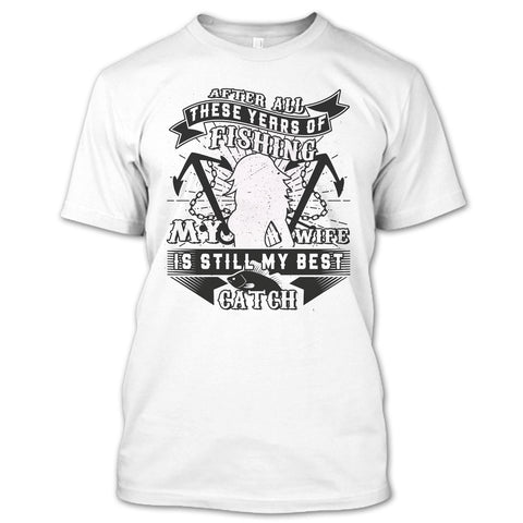 A black t-shirt with the shopify logo