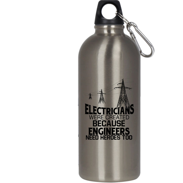 Electricians 20 oz Stainless Steel Bottle,Funny Gift For Electrician Outdoor Sports Water Bottle