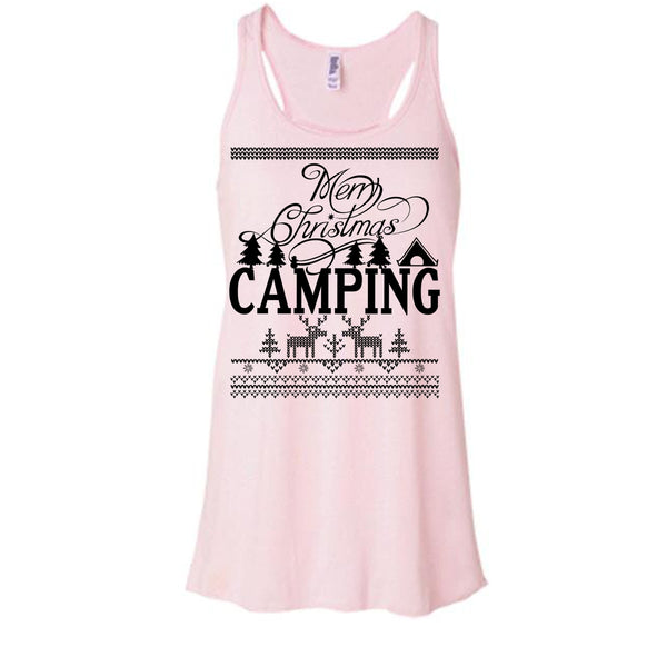Merry Christmas Camping T Shirt, Gift For Camper Tank Top