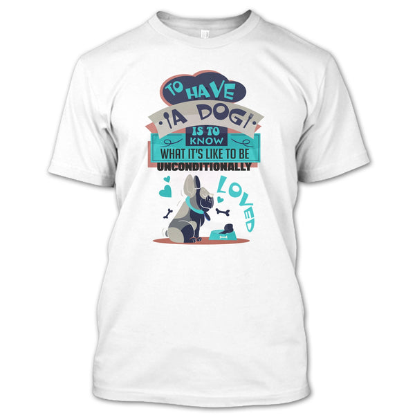 A black t-shirt with the shopify logo