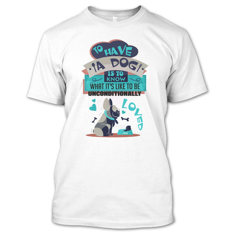 A black t-shirt with the shopify logo