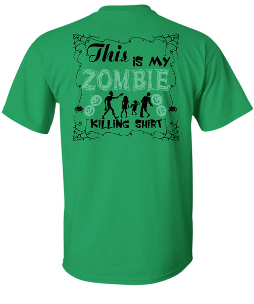 This Is My Zombie Killing T Shirt, Wait For Halloween T Shirt