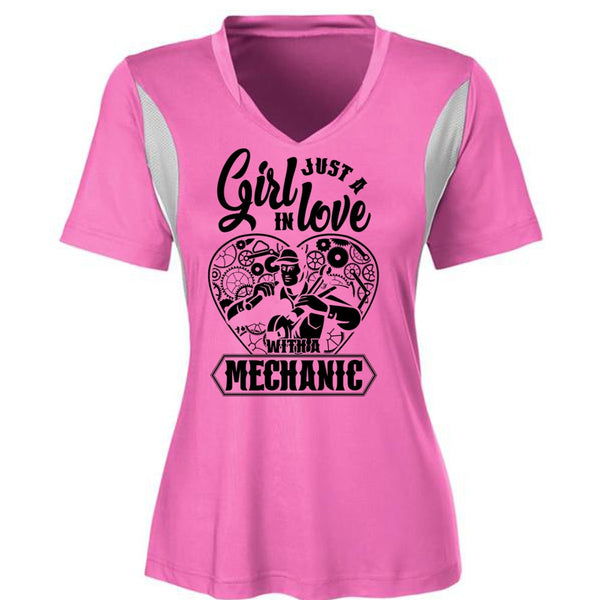 Just A Girl In Love With A Mechanic T Shirt, I Love Mechanic T Shirt, Awesome T-Shirts