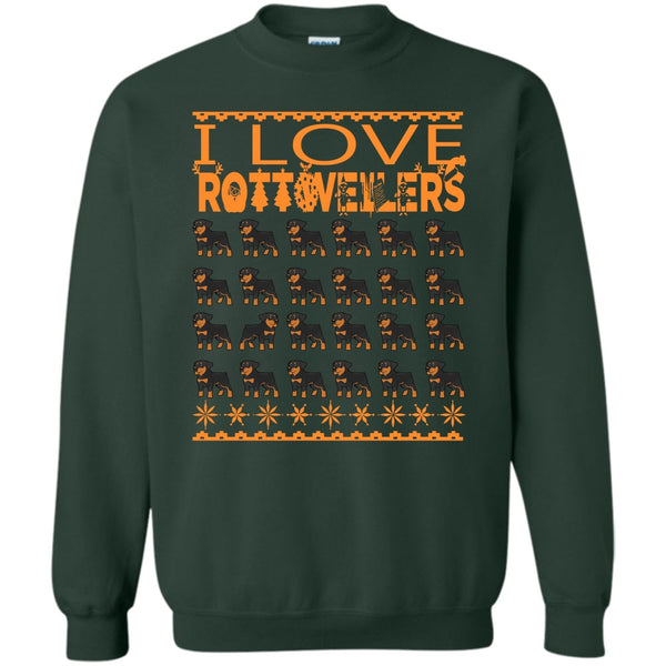 Coolest Rottwellers Lover T Shirt, Rottwellers Merry Christmas Sweatshirt