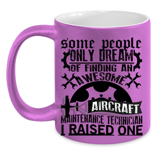 Cool Job Title Coffee Mug, Aircraft Maintenance Technician Accent Mug