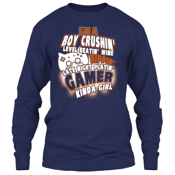 I'm A Boy Crushin' T Shirt, Gamer Kinda Girl T Shirt