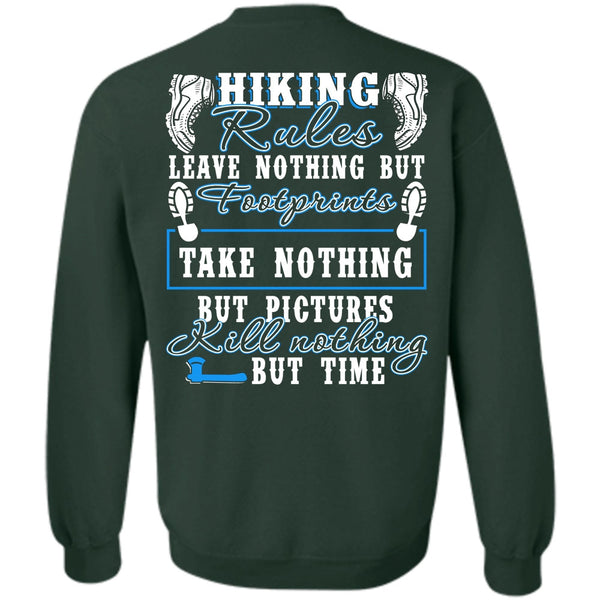 Footprint T Shirt, I Love Hiking Sweatshirt