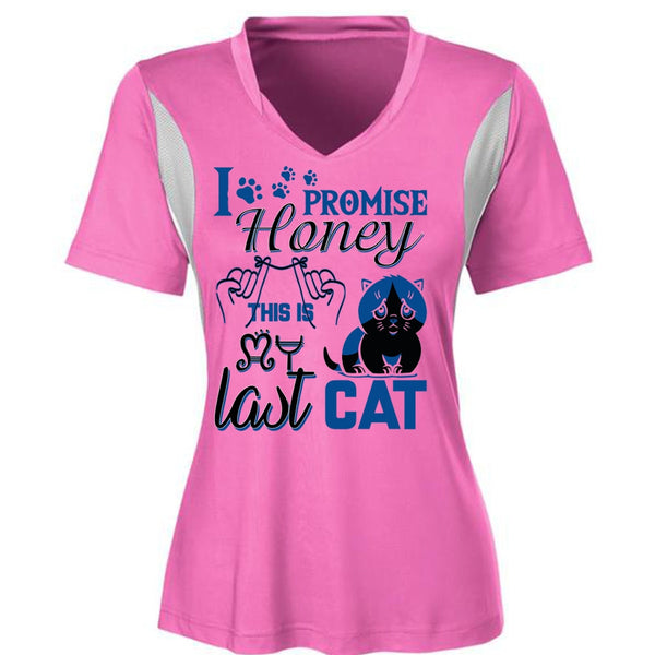 I Promise Honey This Is My Last Cat T Shirt, I Love My Cat T Shirt, Awesome T-Shirts