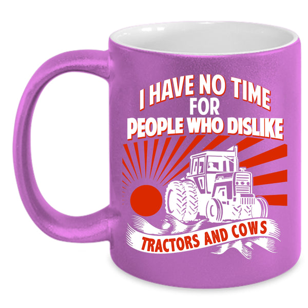 Tractors And Cows Coffee Mug, Cool Farmer Coffee Cup