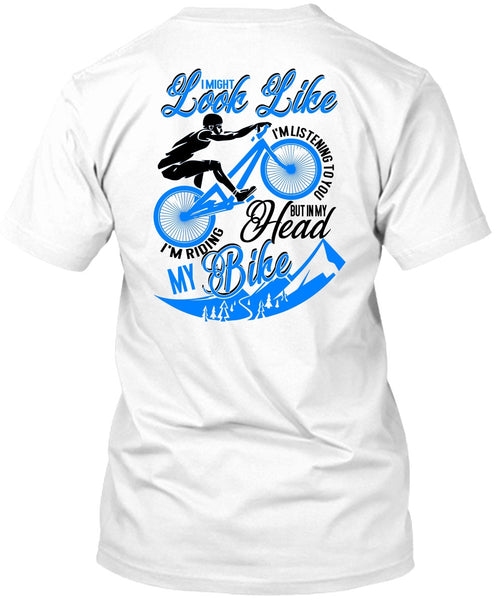 A black t-shirt with the shopify logo