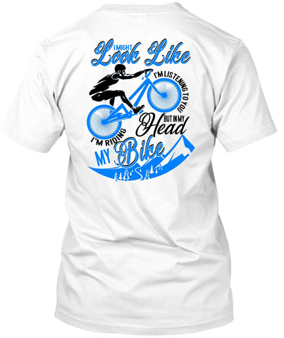 A black t-shirt with the shopify logo