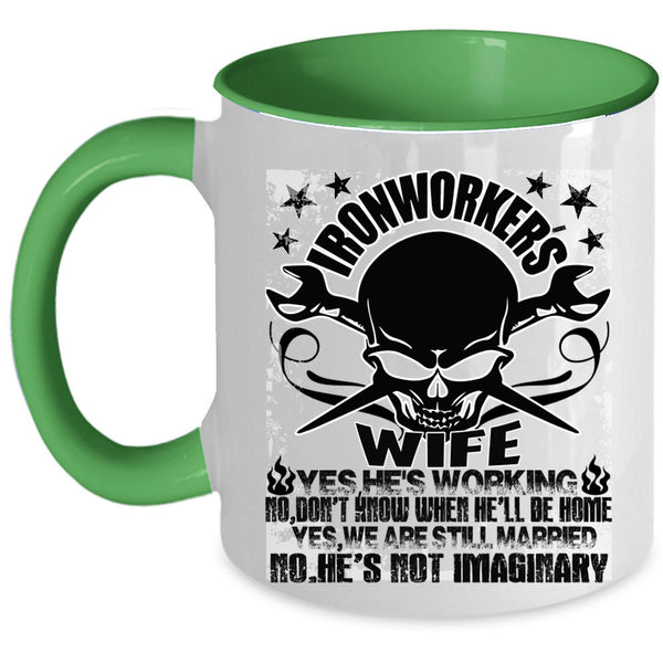 Beautiful Wife Coffee Mug, Ironworker's Wife Accent Mug