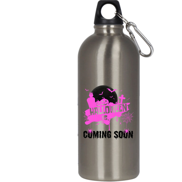 Halloween Is Coming Soon 20 oz Stainless Steel Bottle,Cool Halloween Outdoor Sports Water Bottle