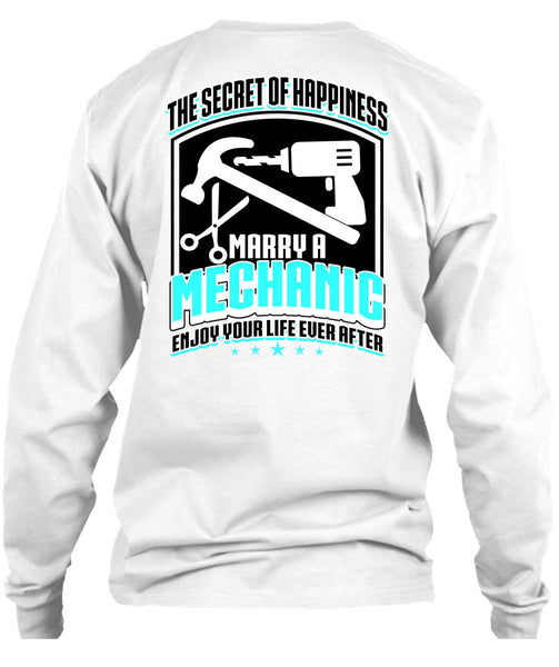 Marry A Mechanic T Shirt, I Love Mechanic T Shirt
