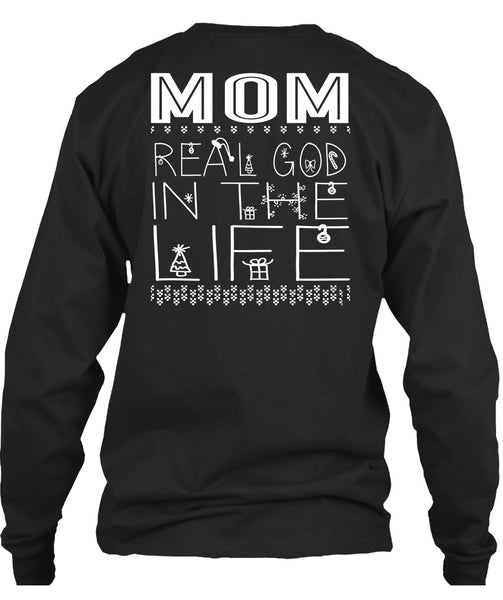 Mom Real God In The Life T Shirt, This Girl Loves Christmas T Shirt