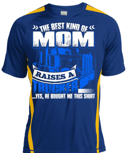 Mom Raises A Trucker T Shirt, Being A Trucker T Shirt, Cool Shirt