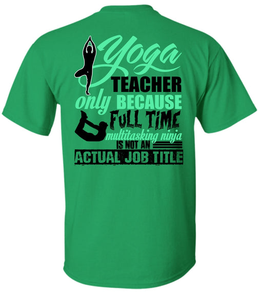 Yoga Teacher Only T Shirt, I Love Yoga T Shirt