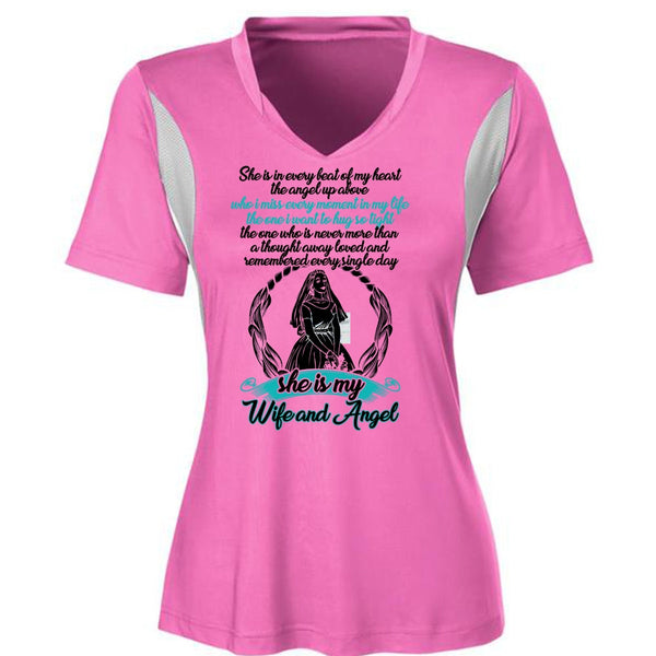 She Is My Wife And Angel T Shirt, I Love Wife T Shirt, Awesome T-Shirts