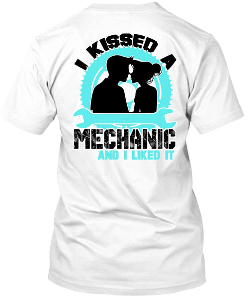 A black t-shirt with the shopify logo