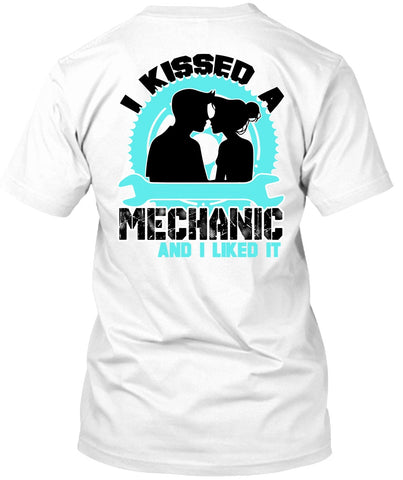 A black t-shirt with the shopify logo