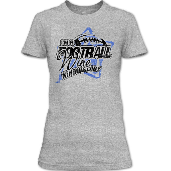 I'm A Football T Shirt, Coolest Football Lady T Shirt