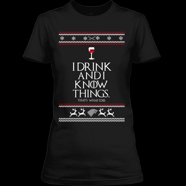 A black t-shirt with the shopify logo