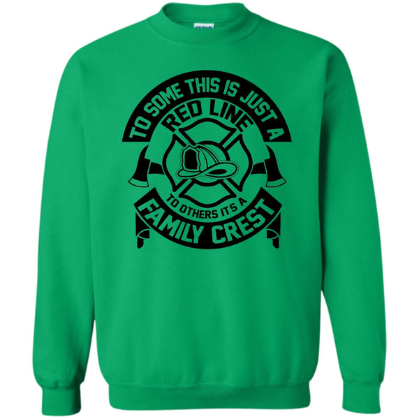 Coolest Firefighter T Shirt, This Is Just A Red Line Sweatshirt