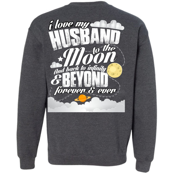 Being A Husband T Shirt, Moon And Back Sweatshirt