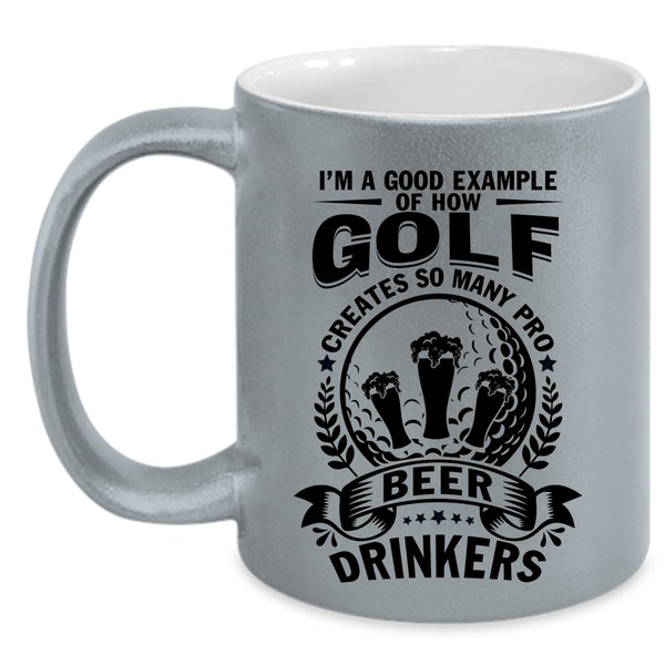 Pro Beer Drinkers Coffee Mug, Golf Accent Mug