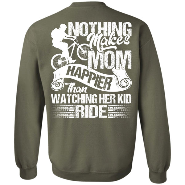 Makes Mom Happier T Shirt, I Love Biking Sweatshirt