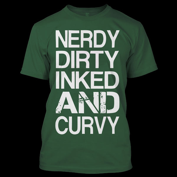 A black t-shirt with the shopify logo