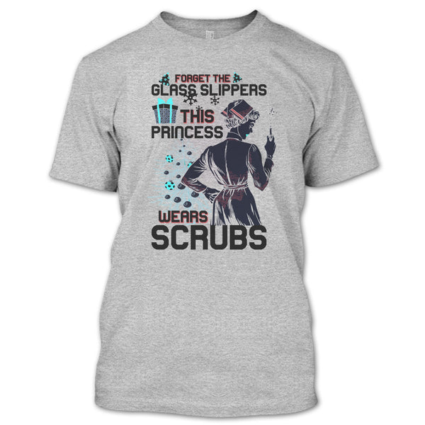 Forget The Glass Slippers T Shirt, Coolest Nurse Merry Christmas T Shirt