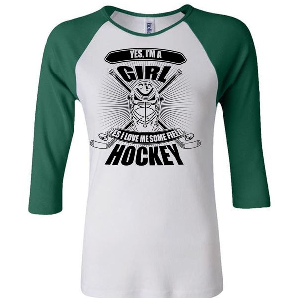 I'm A Girl T Shirt, I Love Hockey T Shirt, Awesome T-Shirts