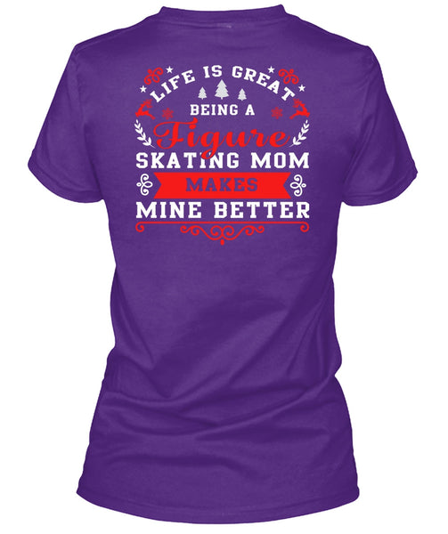 Being A Figure Skating Mom T Shirt, Calls Me A Mom T Shirt