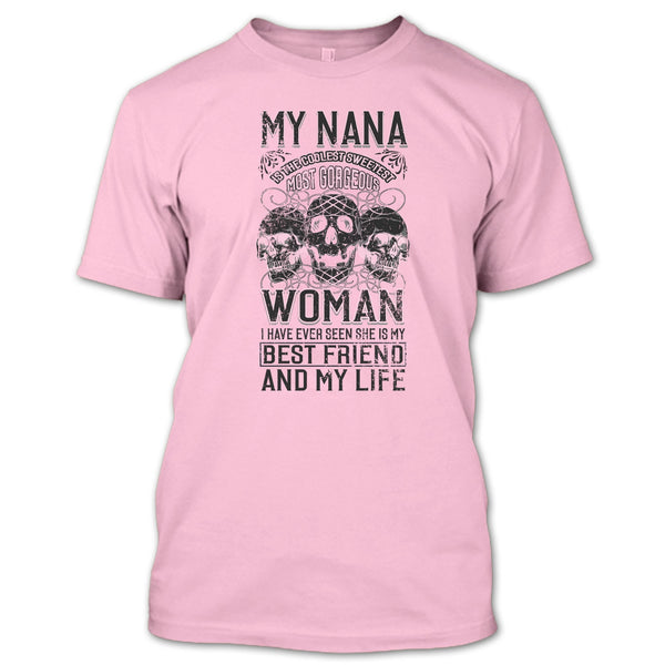 My Nana Is The Coolest Woman T Shirt, Coolest Nanny Ever T Shirt
