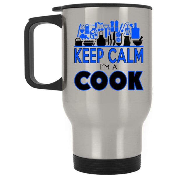 Perfect Gift For Chef Travel Mug, Keep Calm I'm A Cook Mug