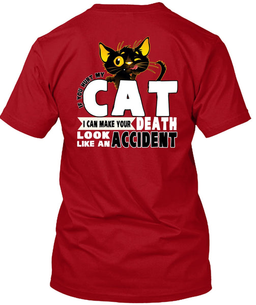 You Hurt My Cat T Shirt, Like An Accident T Shirt