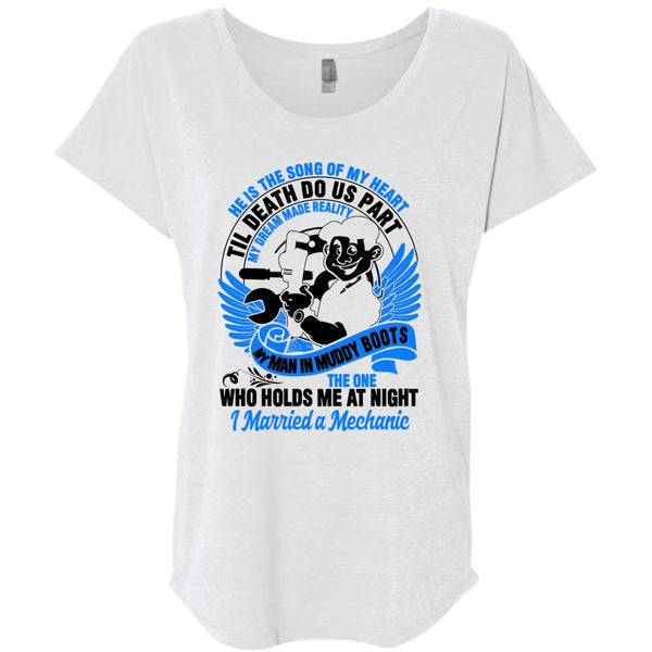 I Married A Mechanic T Shirt, I Love Mechanic T Shirt, Awesome T-Shirts