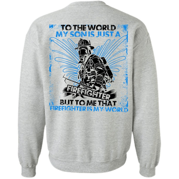 I Love Firefighter T Shirt, I'm Just A Girl Who Fell In Love Sweatshirt