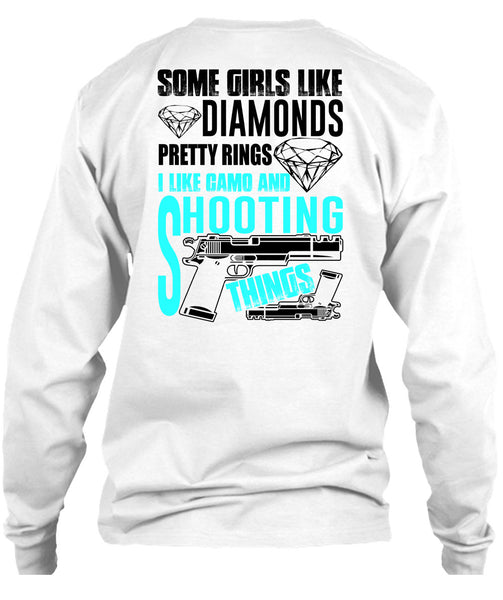I Like Camo And Shooting Things T Shirt, I Love Gun T Shirt