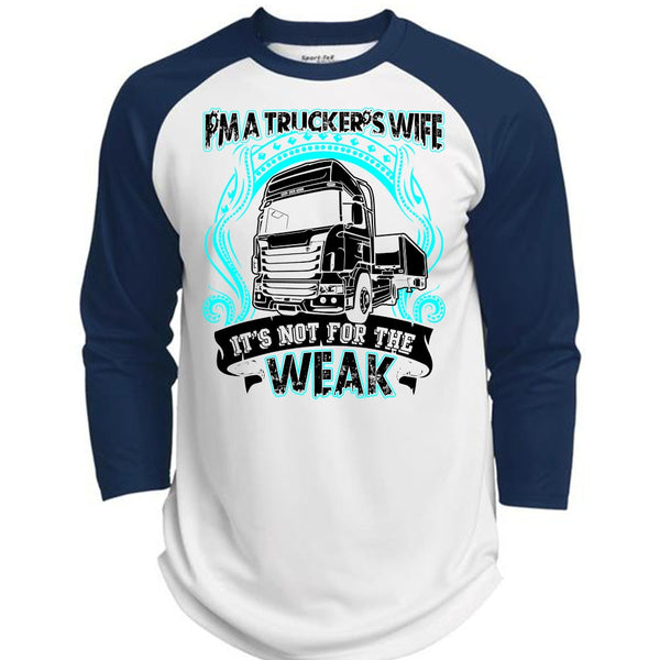 I'm A Trucker's Wife T Shirt, I Love Wife T Shirt, Awesome T-Shirts  (Polyester Game Baseball Jersey)