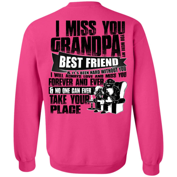 I Love Grandpa T Shirt, I Miss You Grandpa Sweatshirt