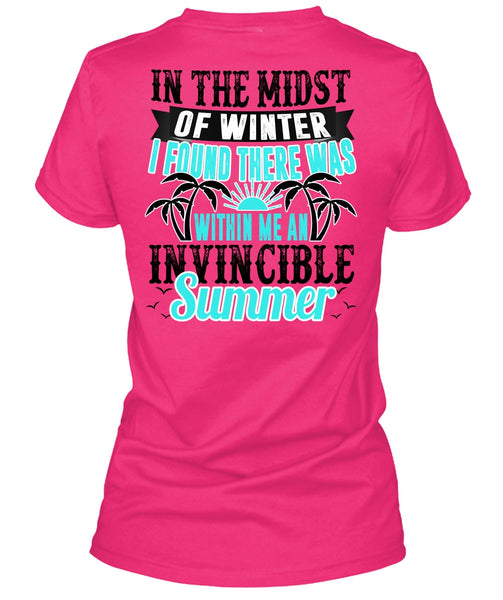 Me An Invincible Summer T Shirt, I Love Fishing T Shirt