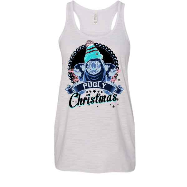 Pugly Christmas T Shirt, Coolest Merry Christmas T Shirt, Awesome t-shirts