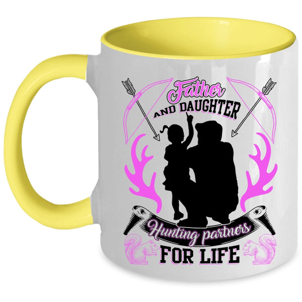 Hunting Partners For Life Coffee Mug, Father And Daughter Accent Mug