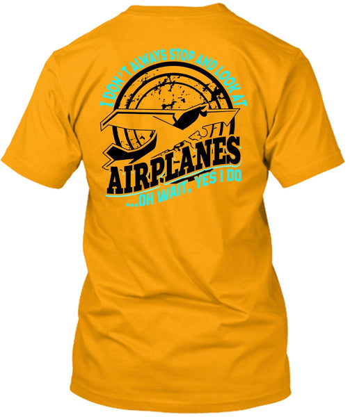 Look At Airplanes T Shirt, I Love Pilot T Shirt