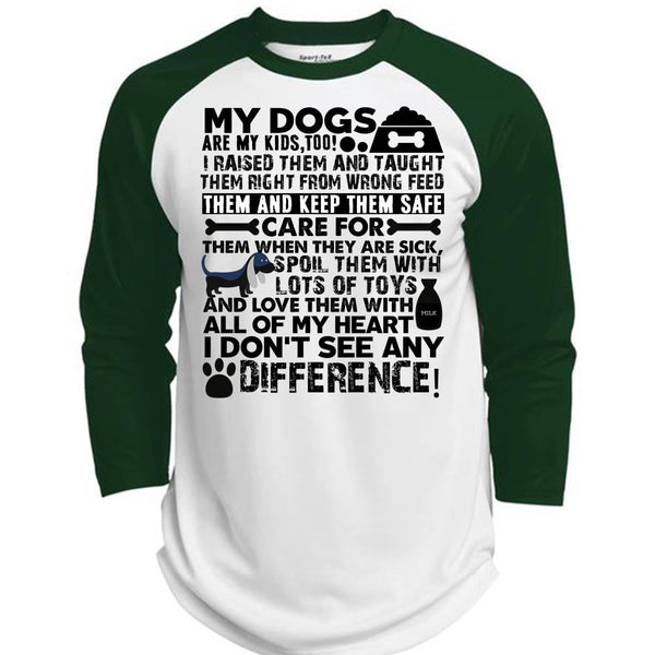 My Dogs Are My Kids T Shirt, I Love My Dog T Shirt, Awesome T-Shirts  (Polyester Game Baseball Jersey)