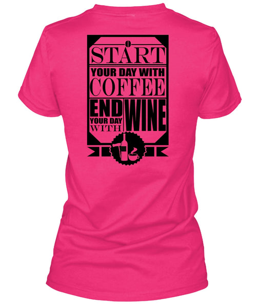 Start Your Day With Coffee T Shirt, I Love Beer T Shirt