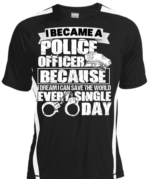 A black t-shirt with the shopify logo